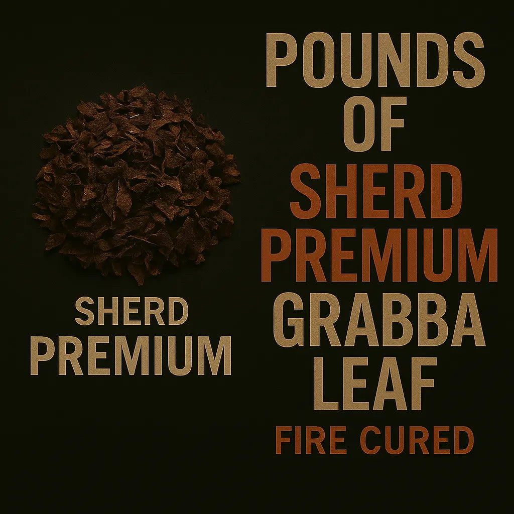 Bulk Shredded Grabba Leaf — Sherd Premium Varieties (¼ LB – 10 LB Wholesale) GizmoGrabbas Shredded Grabba Leaf